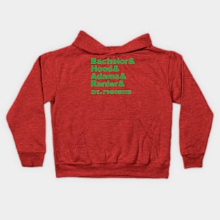 Moutains near Portland: Experimental Jetset style Kids Hoodie